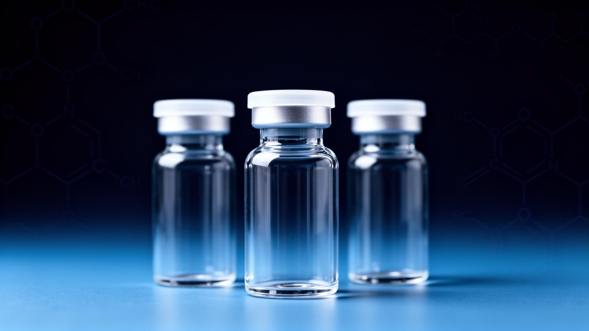 Laboratory peptide vials
